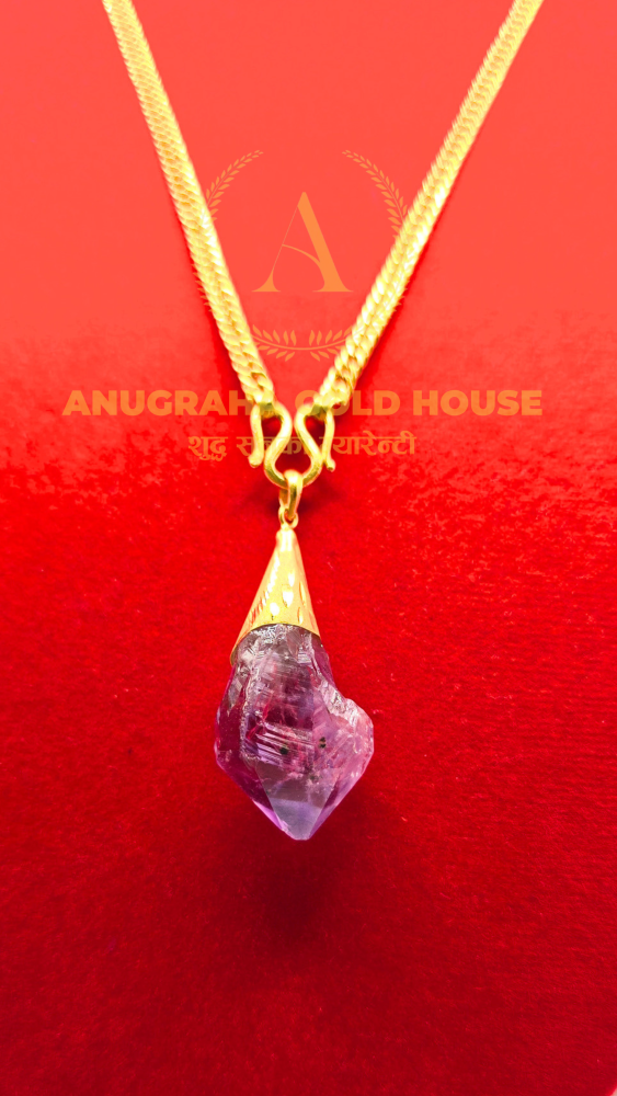 The Irregular Amethyst Pendant